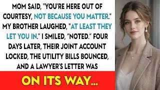 Mom Said, “You’re Here Out Of Courtesy, Not Because You Matter.” My Brother Laughed, “At Least...