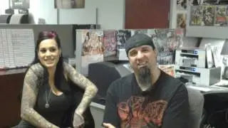 Heather Moss and Big Chris Wood at Ready Comics