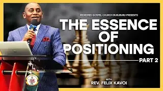 #BLESSEDHOPEHOUR || TOPIC : THE ESSENCE OF POSITIONING - PT 2 || SPEAKER: Rev Felix Kavoi