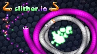 Slither.io How to Leaderboard QUICKLY! Epic Slitherio Mass Challenge Leader - Crazy Sausages Show!