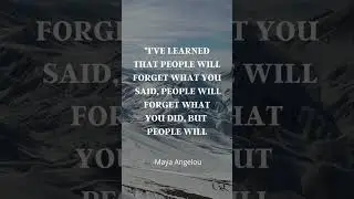 Maya Angelou: INSPIRATIONAL QUOTES