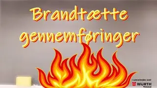 Brandsikring af kabelgennemf&oslash;ringer