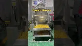 Mushroom Ball Shape Electric Induction Automatic Popcorn Making Machine #popcornmachine #popcorn