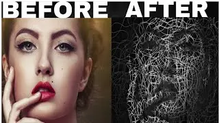 How To Make  Scribble Art | Picsart editing tutorial in 2min
