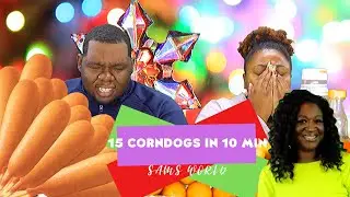 15 CORNDOGS IN 10 MINUTES CHALLENGE!!! | @SAM'S WORLD |