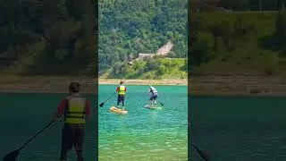 сап борд на озере кезеной-ам #сапборд #чечня #грозный