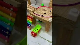 marble run satisfying ASMR sounds #shorts #viral #370