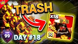 the WORST attack strategy for TH17 / Legend League day #18