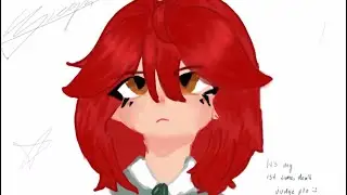 1st time trying ibis paint! (Should I go digitally or traditionally?)