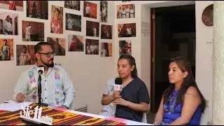 LAS ARTESANAS ANG&Eacute;LICA REYES MART&Iacute;NEZ Y ROSALINA NORMA GUTI&Eacute;RREZ HABLAN DE SU TRABAJO TEXTIL