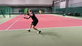 Right leg warmup #tennis