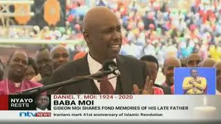 Gideon Moi shares fond memories of his late father
