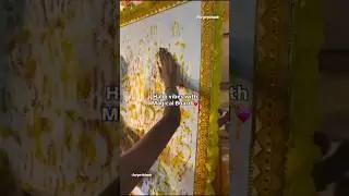 Haldi Vibes with Magical board ✨️ 😍#art #haldi #trending #india #viralart