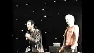Alexander Siddig and Nana Visitor in Manchester Day 1 April 2000
