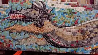 Dragon Mosaic complete   ArtCase restorations