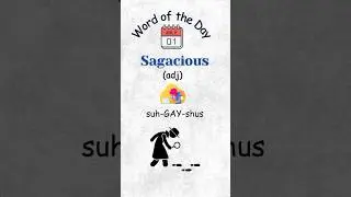 Sagacious | Word of the Day for Wise Thinkers | July 1, 2025