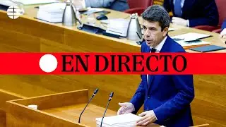 🔴 DIRECTO | Mazón comparece sobre su gestión de la DANA en las Cortes valencianas