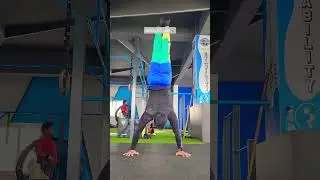🤸&zwj;♂️Taking Control Over Handstand!🤸&zwj;♂️ #shorts #ashortaday #fitmonkey