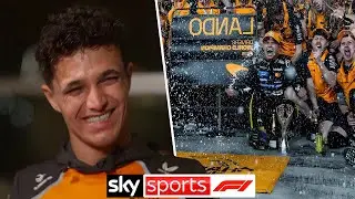 Lando Norris on Winning McLaren&rsquo;s First F1 Title Since 2008 | Full Reaction