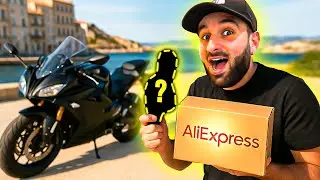 JE TESTE LES ACCESSOIRES MOTO DE ALIEXPRESS ! (le r&eacute;sultat est fou 🤯)