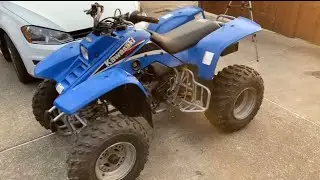 seat/ rear plastics removal on Kawasaki Lakota Quad 300