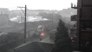 Strong Derecho/Tornado Warning In Chicago [August 10, 2020]