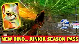 UNLOCKED JUNIOR T-REX LEVEL 40 THE SEASON PASS | JURASSIC WORLD THE GAME