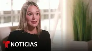 Noticias Telemundo conversa con una mujer latina que fue víctima de Jeffrey Epstein
