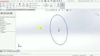 SolidWorks Tutorial 8: Ellipse Types & Usage, Parabola & Conic Usage