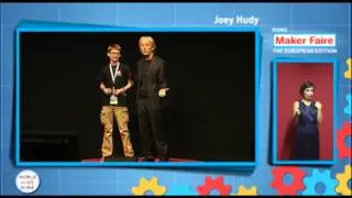 Joey Hudy - Maker Faire Rome