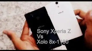 Sony Xperia Z V/S XOLO 8x-1100 comparison, Outlook, looks, weight
