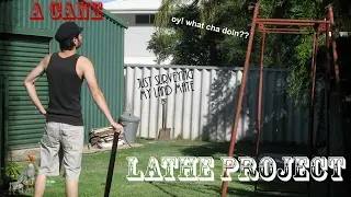 Lathe project: how to make a cane