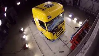 Краш-тестирование нового поколения грузовиков Scania