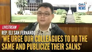 LIVE - Rep. Eli San Fernando press conference (Oct. 16, 2025) - Replay | GMA Integrated News