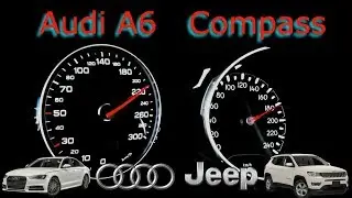Audi A6 vs Jeep Compass top Speed test