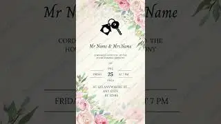 House Warming Invitation | House warming ceremony Video Invitations | #shorts |#weditations