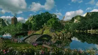 WINDMILL LAKE FLOWSCAPE DESIGN BY SHANA DRAMA ARTY STUFF