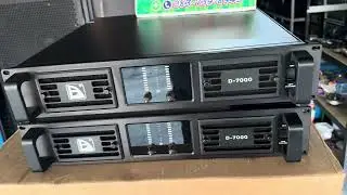 #New B-TECh D7000 Class D power amplifier, powerful, for 18-inch and 21-inch speakers: 👉2*3000 wa...