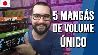 5 MANGÁS DE VOLUME ÚNICO para começar a ler | Japão Para Viver #16