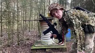 CamoWolf Airsoft  WOLVERINE MTW 7” ACCURACY TEST 30M AT 1,2 JOULE