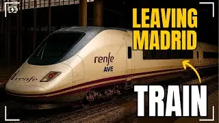 AVE Train Departs Madrid Atocha &ndash; Stunning Station View