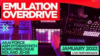Ambient Soundscape - Akai Force, ASM Hydrasynth, Korg Minilogue & Roland JD-08 live session
