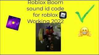 Roblox boom sound id code working 2022