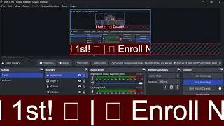 Add Long Scrolling Text In Live Streaming | Create Long Scrolling Text In OBS Studio |