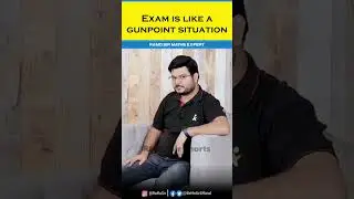 Exam is like a Gunpoint Situation 🤯😱 | RaMo Sir : Maths Expert | RaMo Sir Shorts