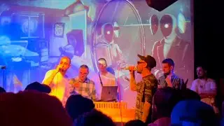 Faust X Bocaseca - Schimb | Live @ Lansare &bdquo;Despre OM trai și-OM vedea&rdquo; in Guesthouse / 19 apr. 2024