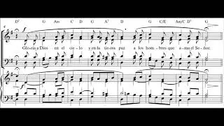 Gloria - Reunidos en su Nombre - F. Palazon (Partitura Organo, Coro, Solista y Pueblo)