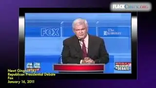 Newt Gingrich on Media Bias - FlackCheck.org
