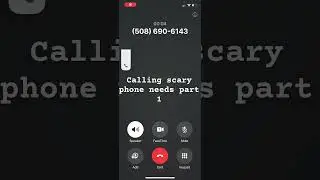 Calling scary phone numbers part1 #funny #scary #subscribe #firstvideo
