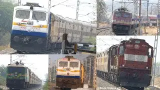 Diesel and Electric TRAINS | Jan Shatabdi Sachkhand & Tapovan Express | Train Videos Indian Railways